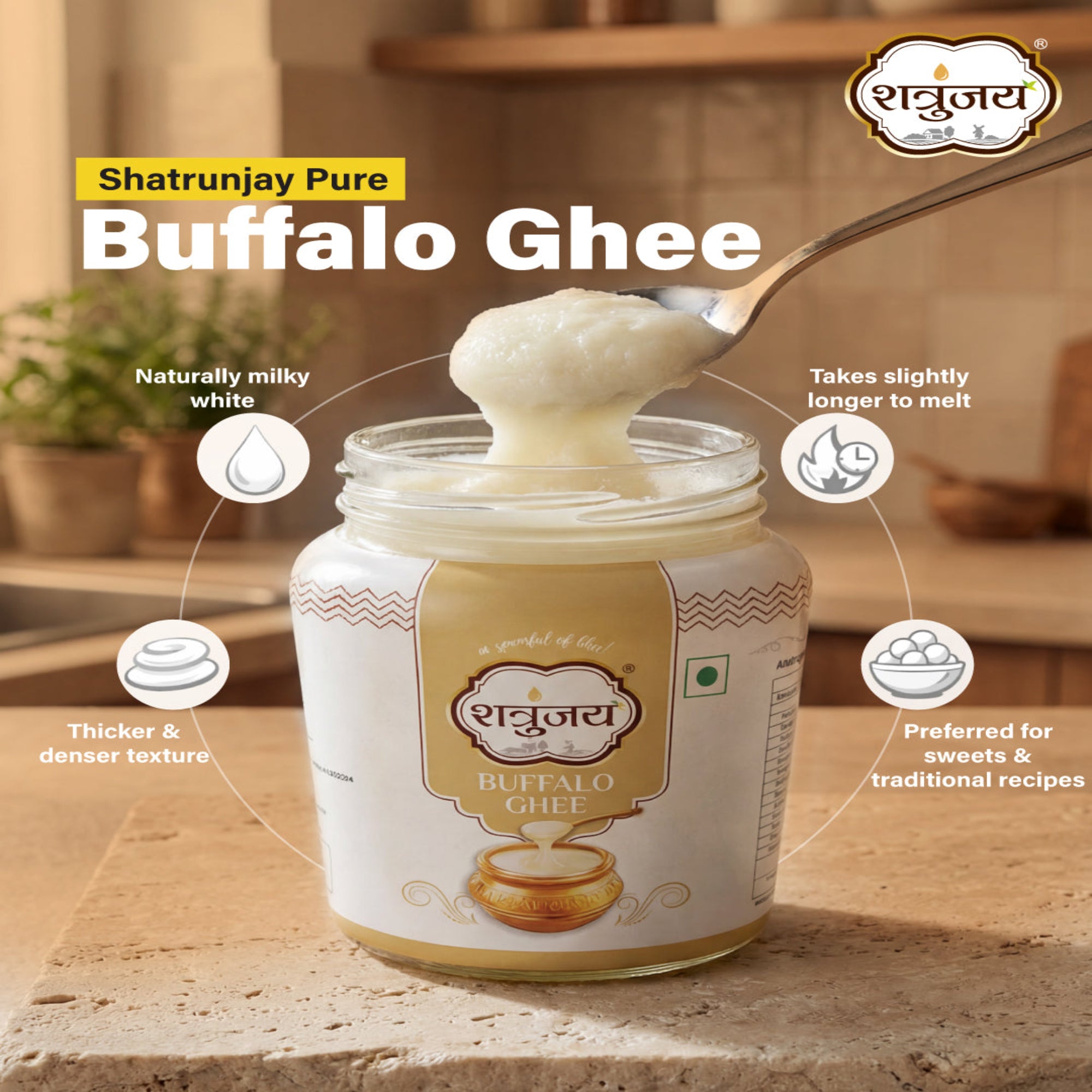 Pure Buffalo Ghee 1 Litre