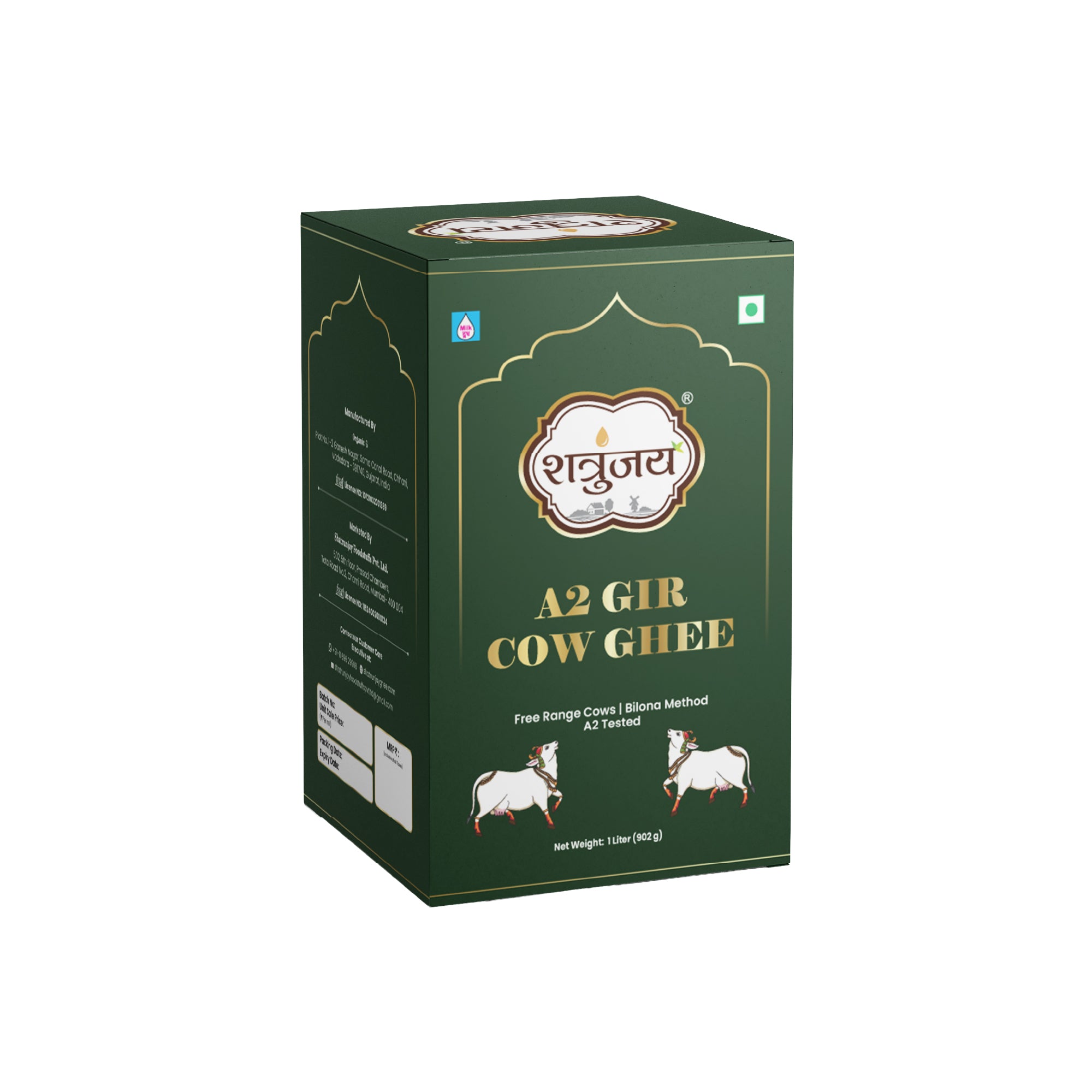 A2 Gir Cow Ghee 1 Litre - Bilona Method
