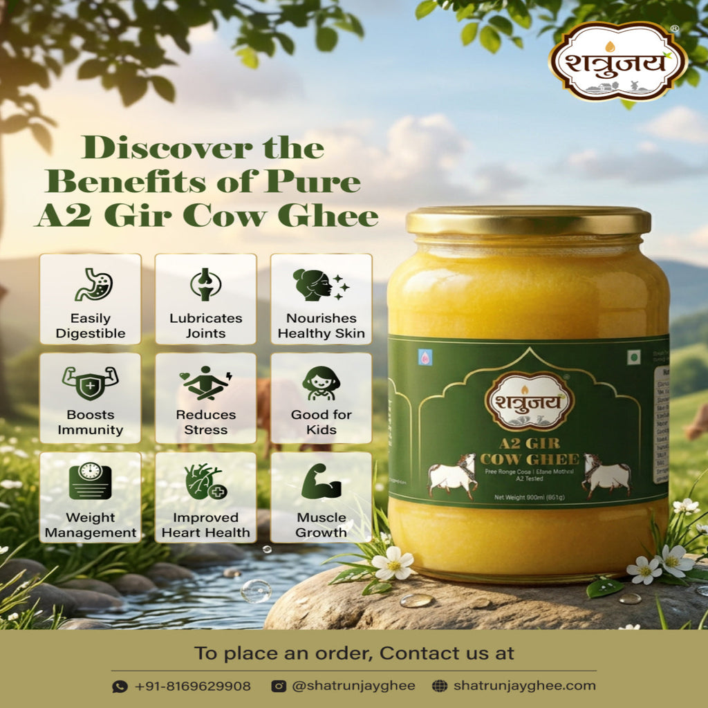 A2 Gir Cow Ghee 5 Litres - Bilona Method